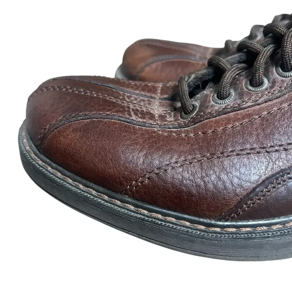 GH Bass Brown Leather Nixon Oxford Shoes Size 7M Dress Shoes